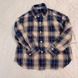 Boys size 4 GAP flannel shirt